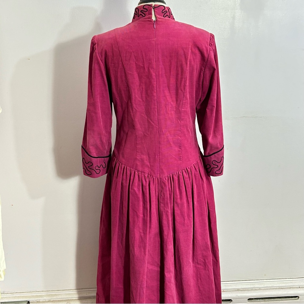 Vintage Belle France Corduroy Dress - Picture 4 of 10